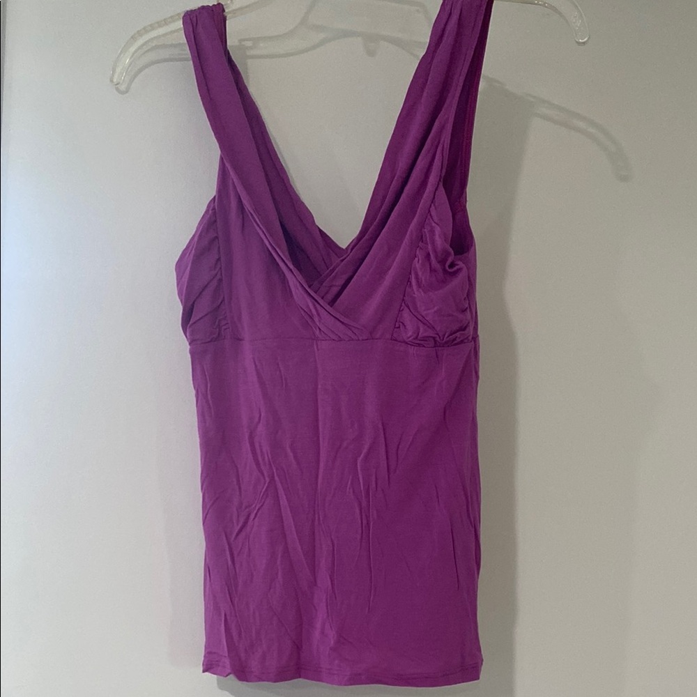 Victoria's Secret Purple Fitted Sleeveless Tank Top